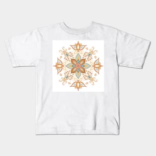 Sunset mandala Kids T-Shirt